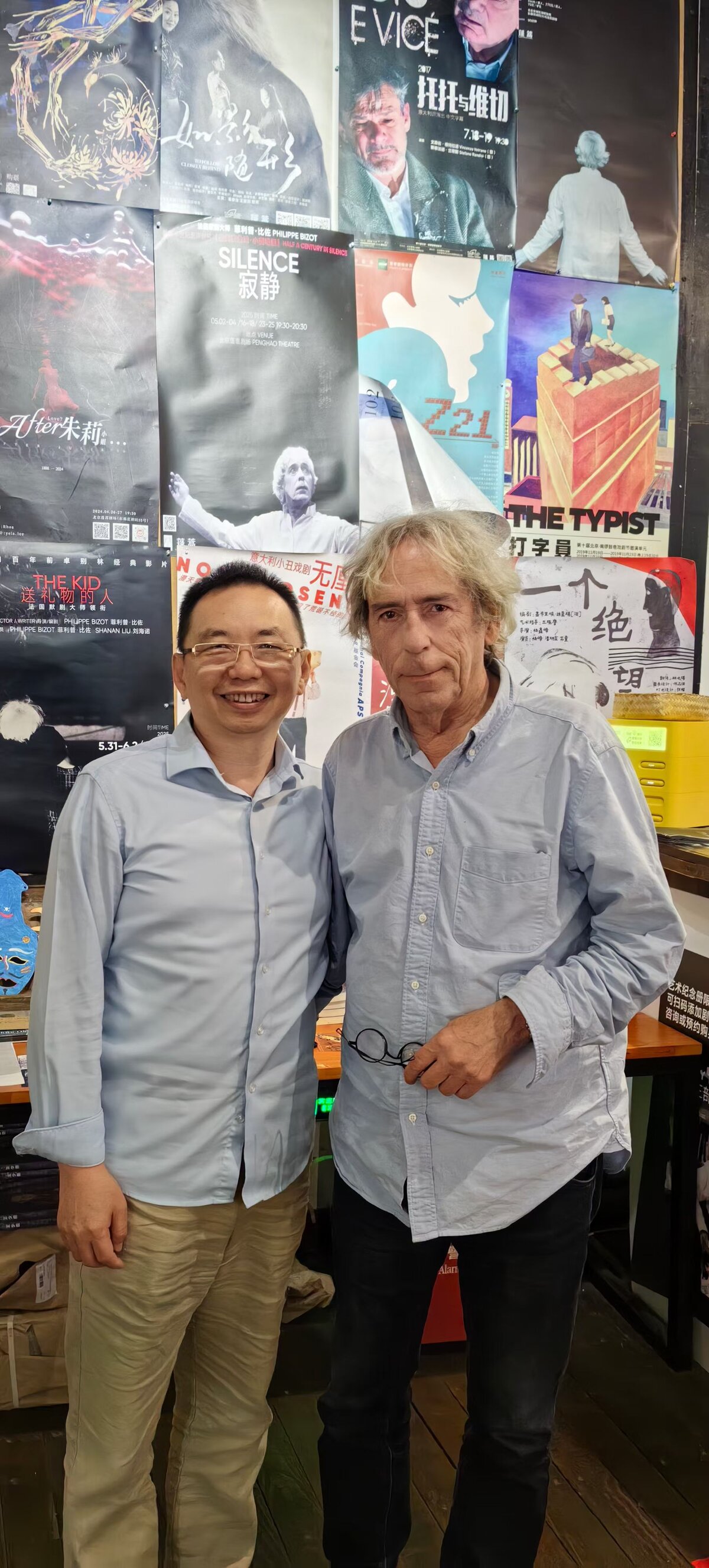 Jacky Lee with Philippe Bizot in 2024 / 李冲与菲利普·比佐 2024 年合影